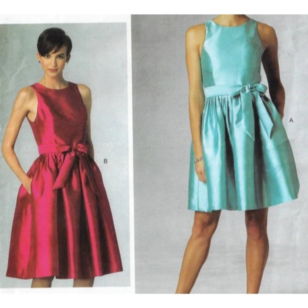 Isaac Mizrahi 10 Red A Line Pocket Dress Sleeveless Career Church Party $159 NWT
